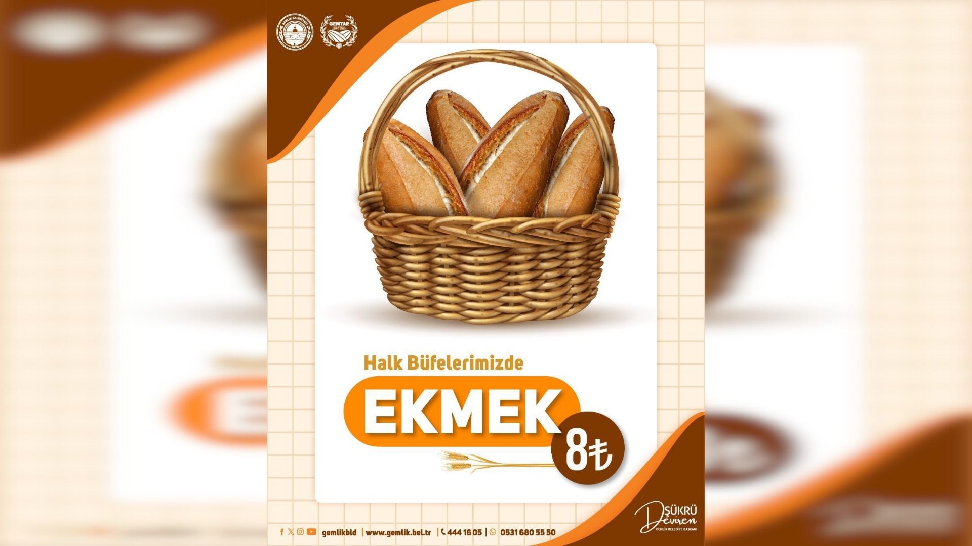 Halk Büfelerde Ekmek 8 TL!