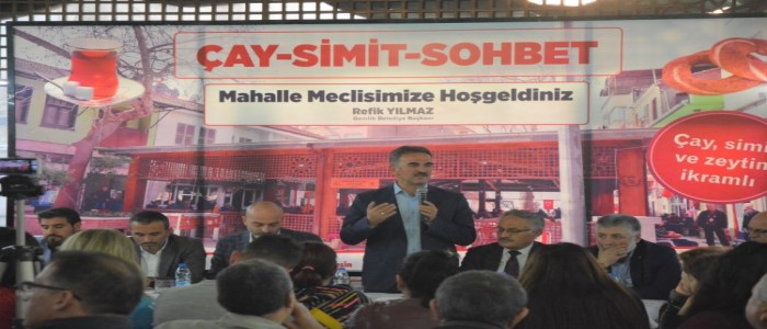 ÇAY-SİMİT-SOHBET BALIKPAZARI MAHALLESİNDE
