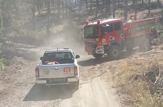 Gemlik Belediyesi Yangınla Mücadelede Görev Başında