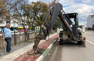 Kuvvaimilliye Bulvarı’nda Aydınlatma Çalışması