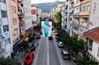 Gemlik'i Bursaspor Bayraklarıyla Donattık