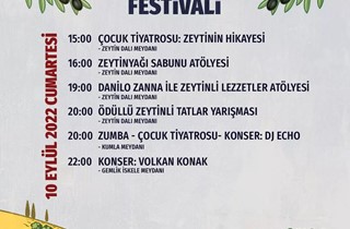 29. Uluslararası Gemlik Zeytini Festivali başlıyor