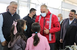 Belediye Başkanımız Mehmet Uğur Sertaslan Kitap Fuarı’nı ziyaret etti