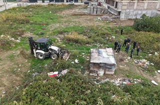 Gemlik’te Kaçak Barakaya Müdahale