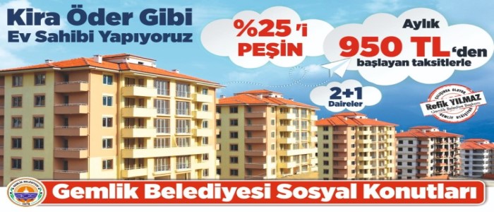 2.ETAP SOSYAL KONUT BAŞVURULARI TAMAMLANDI