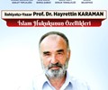Konferans : Prof. Dr. Hayrettin Karaman