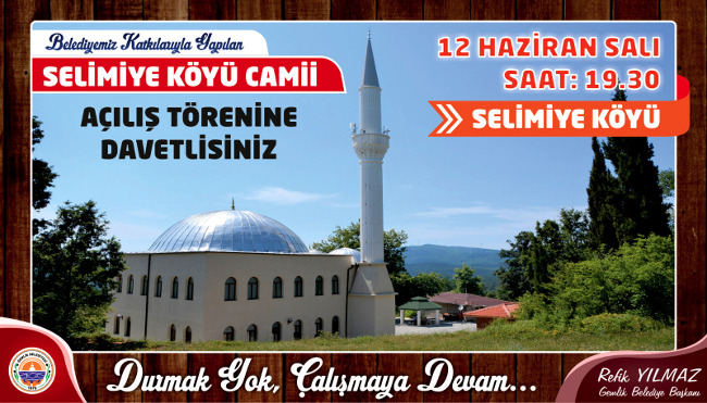 Selimiye Köyü Camii Açılış Töreni