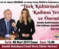Konferans : Türk Kültüründe Kadının Yeri ve Önemi