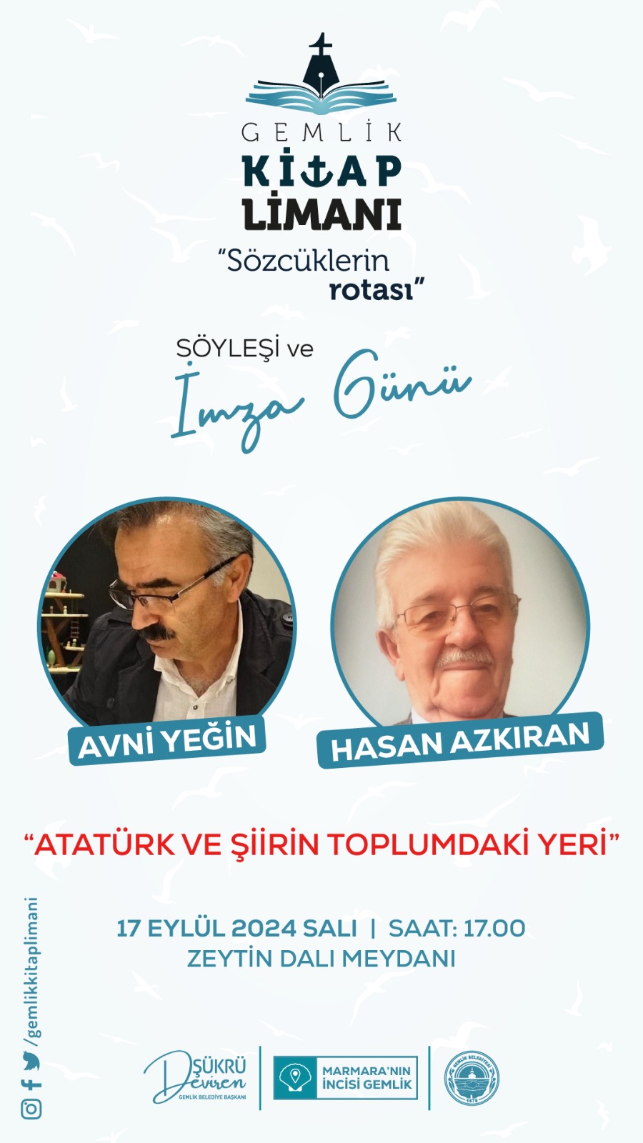 Söyleşi ve Imza Günü : Avni YEĞİN ve Hasan AZKIRAN