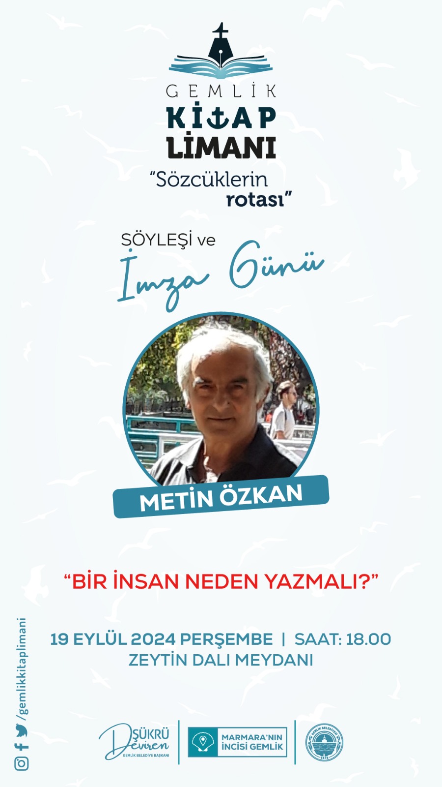 Söyleşi ve İmza Günü : Metin ÖZKAN