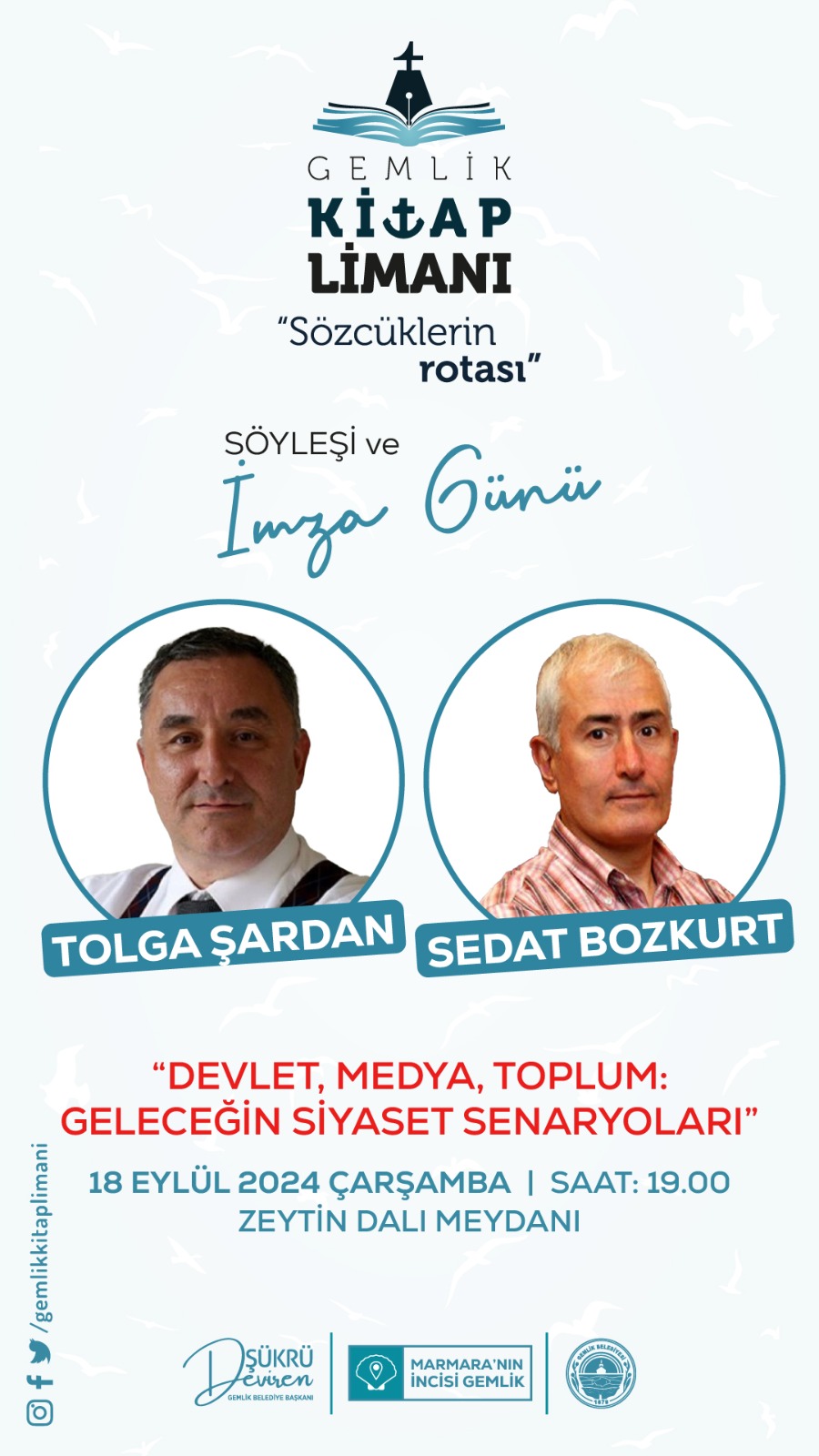 Söyleşi ve İmza Günü : Tolga ŞARDAN ve Sedat BOZKURT