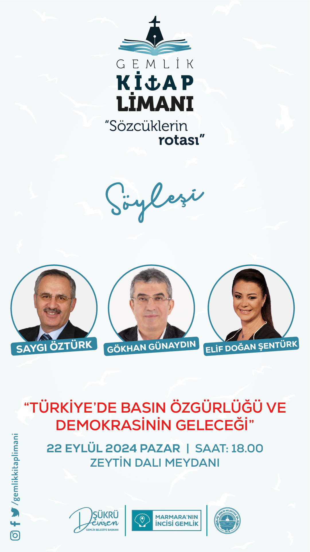 Söyleşi ve İmza Günü : Saygı ÖZTÜRK, Gökhan GÜNAYDIN, Elif Doğan ŞENTÜRK