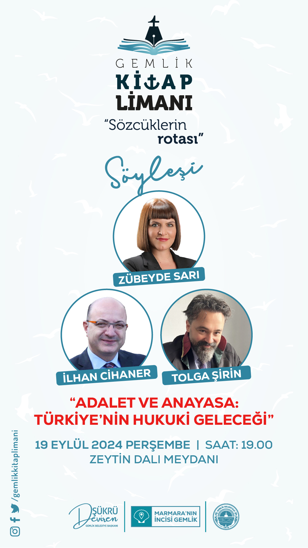 Söyleşi ve İmza Günü : Zübeyde SARI, İlhan CİHANER, Tolga ŞİRİN