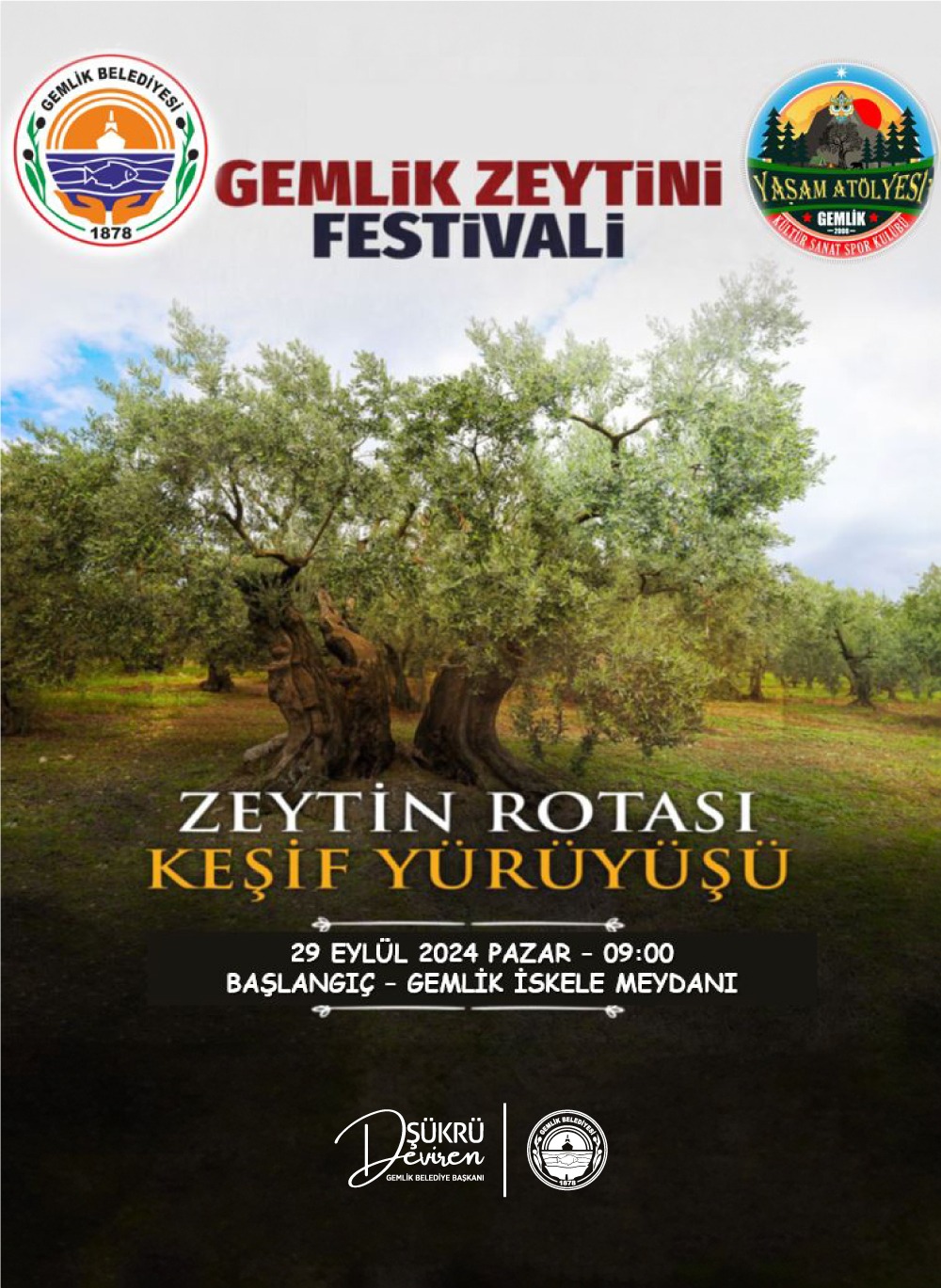 Zeytin Rotası Keşif Yürüyüşü