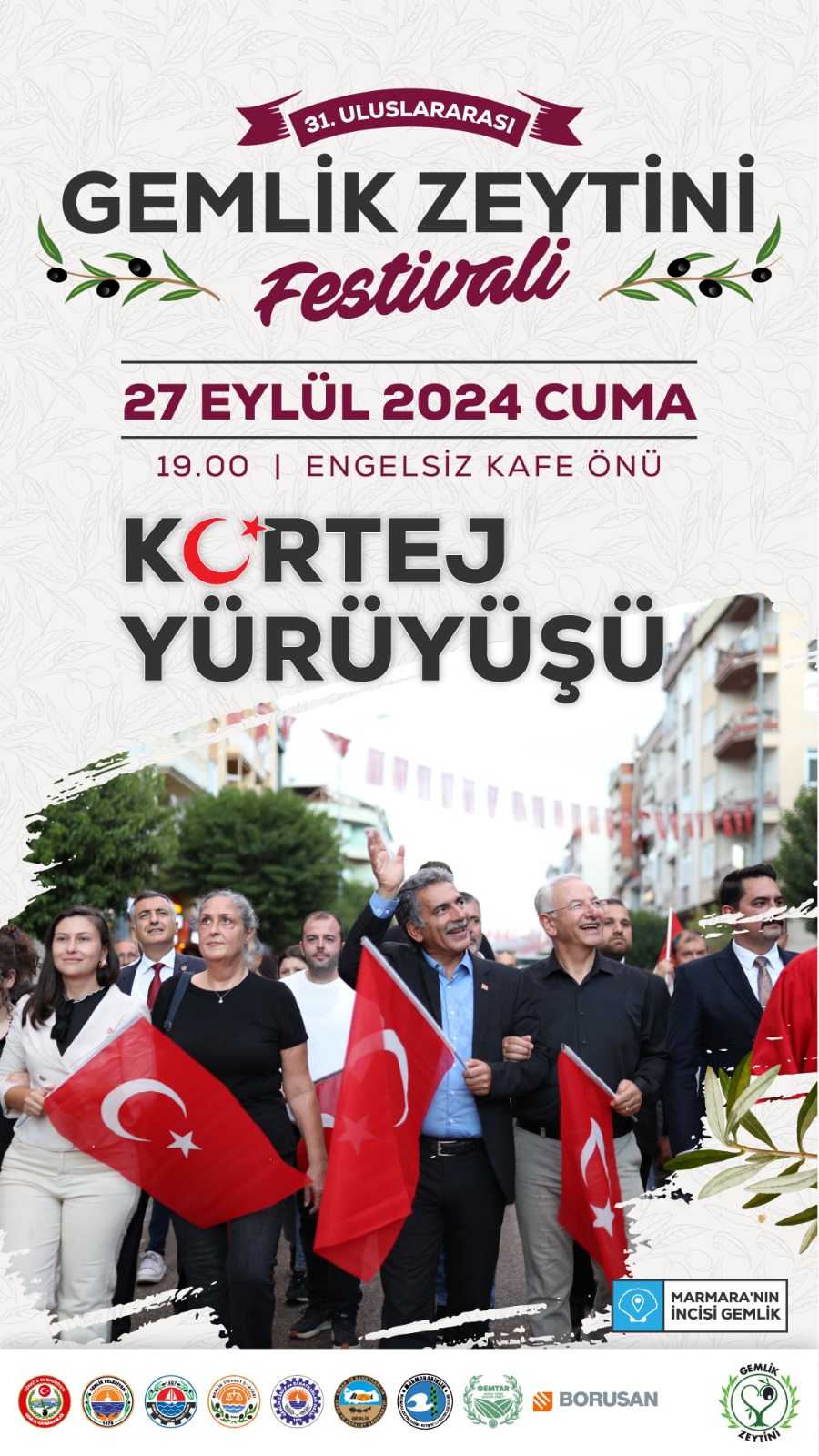 Zeytin Festivali Kortej Yürüyüşü