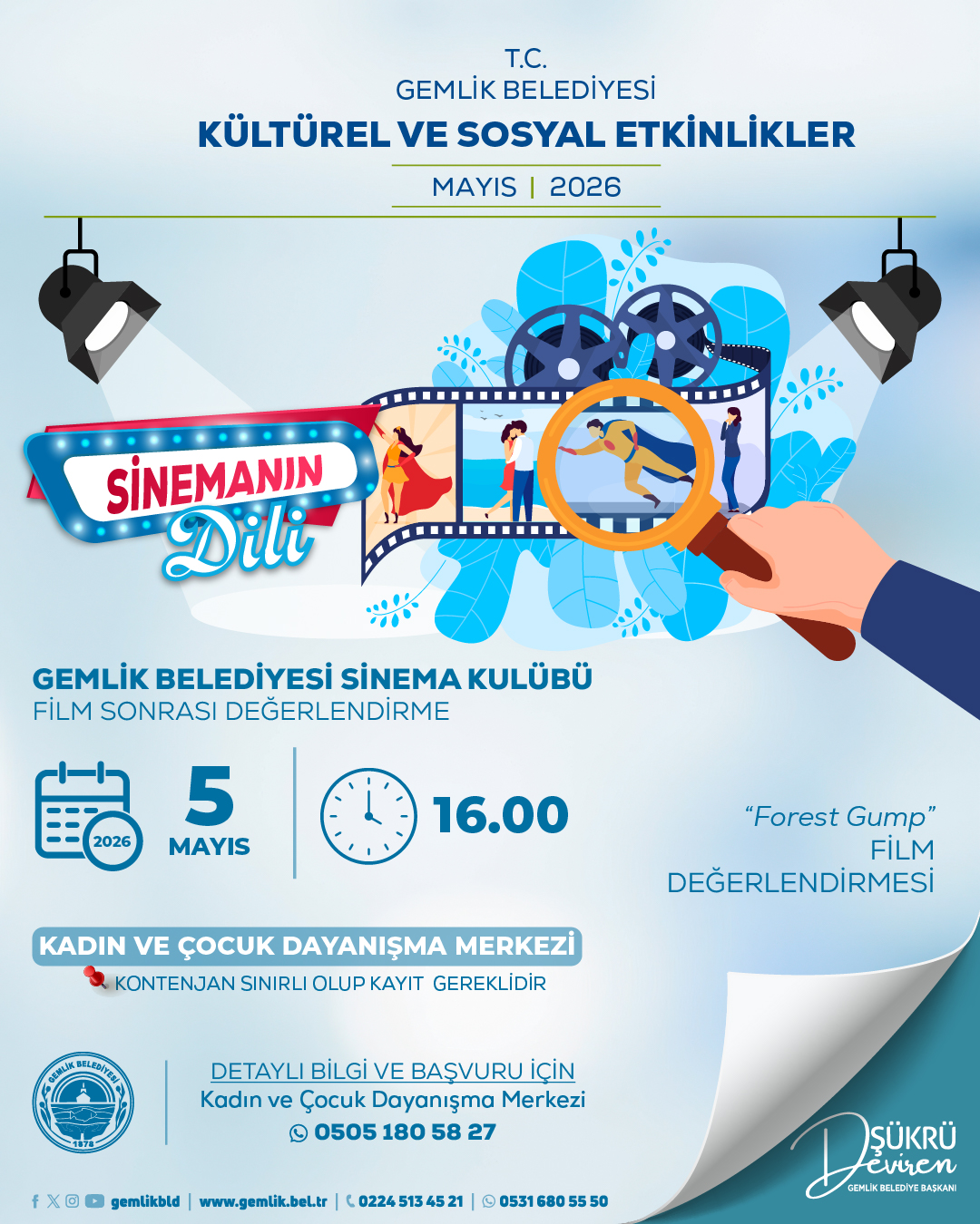 Sinemanın Dili – Film Değerlendirme (Gemlik Belediyesi Sinema Kulübü)