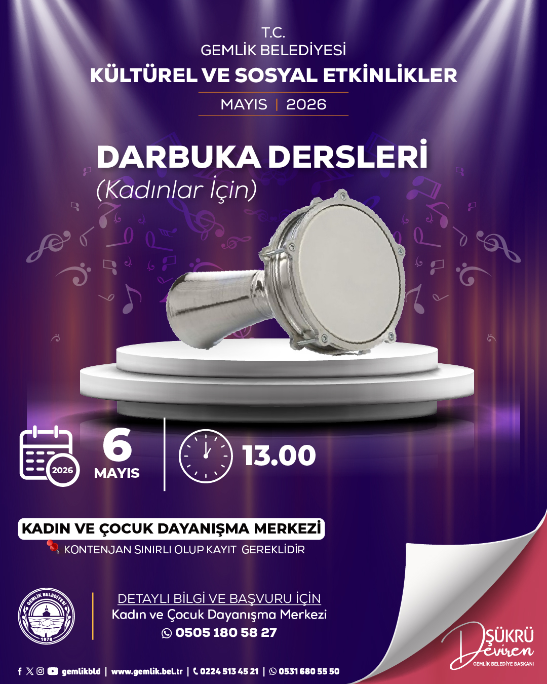 Darbuka Dersleri (Kadınlar İçin)