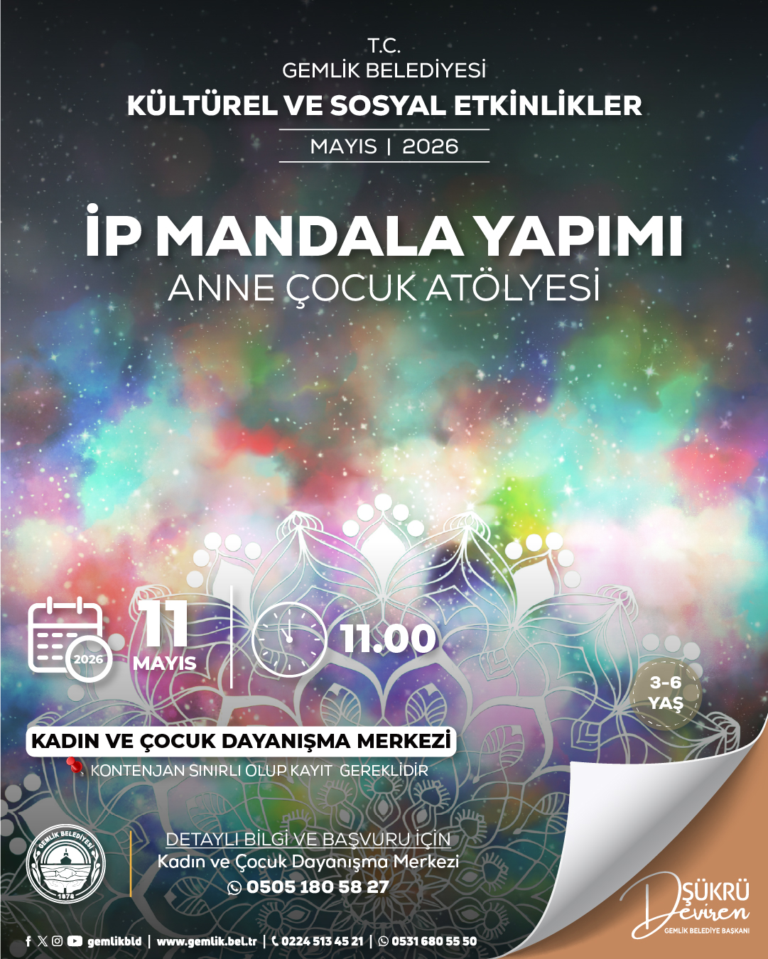 İp Mandala Yapımı Anne-Çocuk Atölyesi