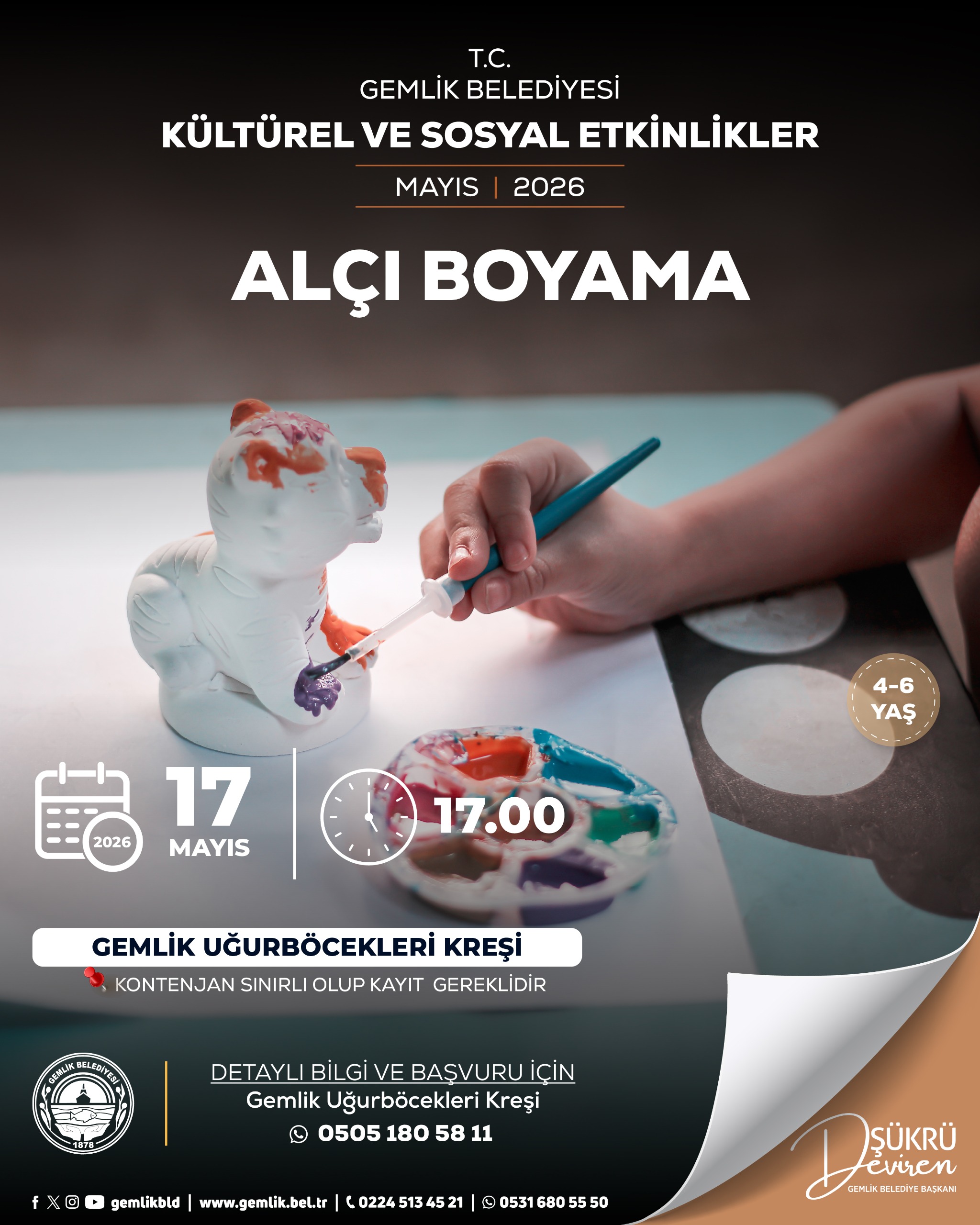 Alçı Boyama Etkinliği