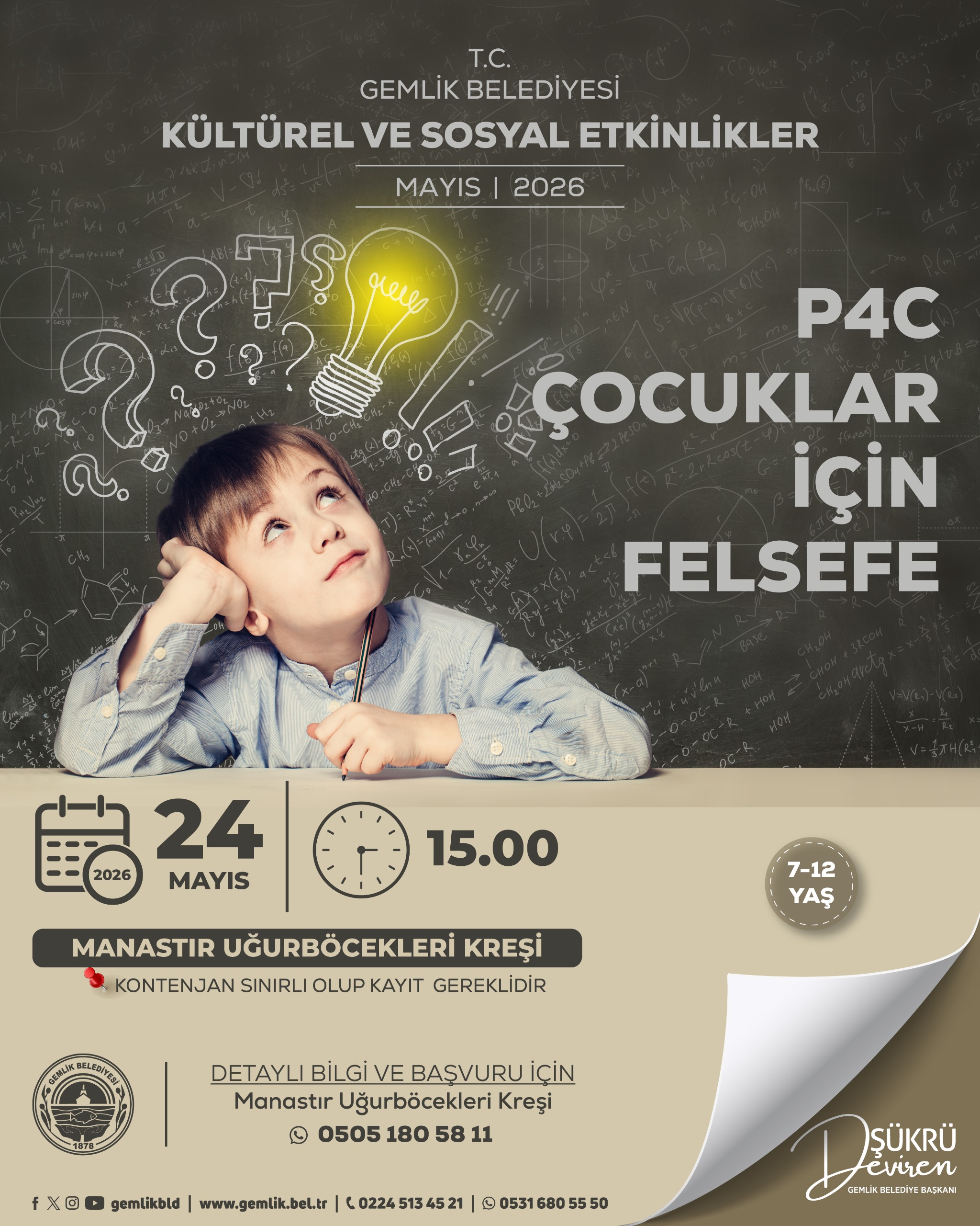 Çocuklar İçin Felsefe (P4C) Atölyesi