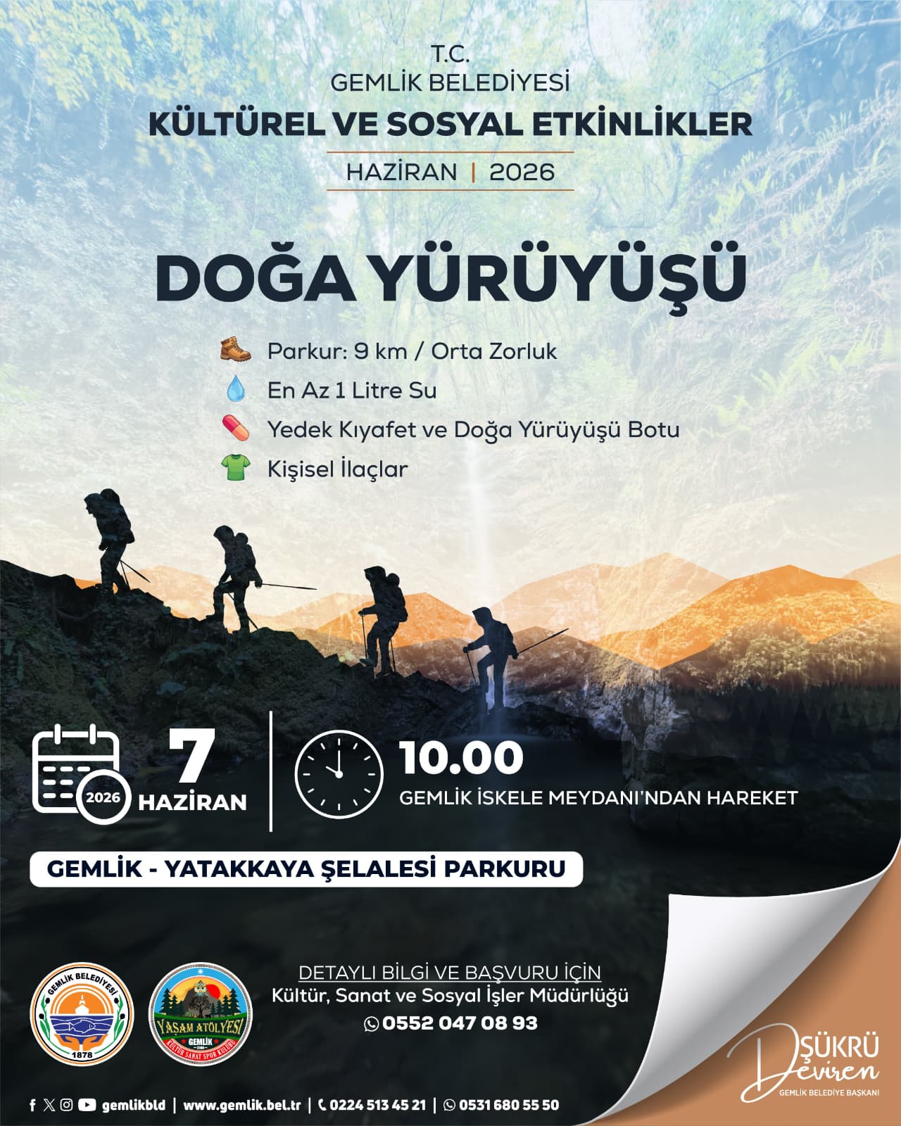 Doğa Yürüyüşü – Gemlik / Yatakkaya Şelalesi Parkuru