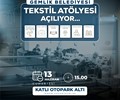 Gemlik Belediyesi Tekstil Atölyesi Açılıyor!