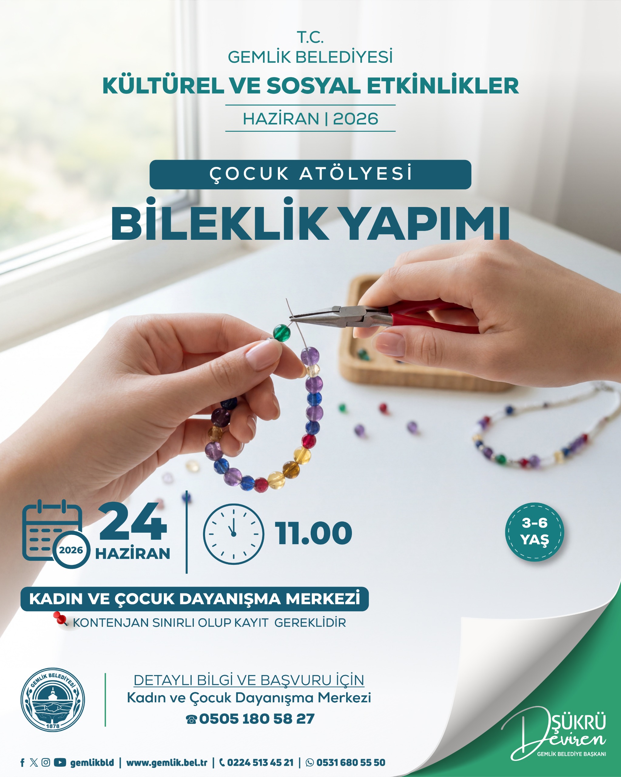 Çocuk Atölyesi Bileklik Yapımı