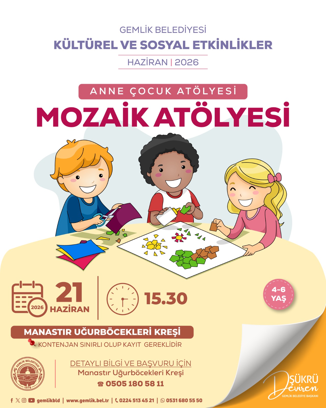 Anne Çocuk Atölyesi - Mozaik Atölyesi