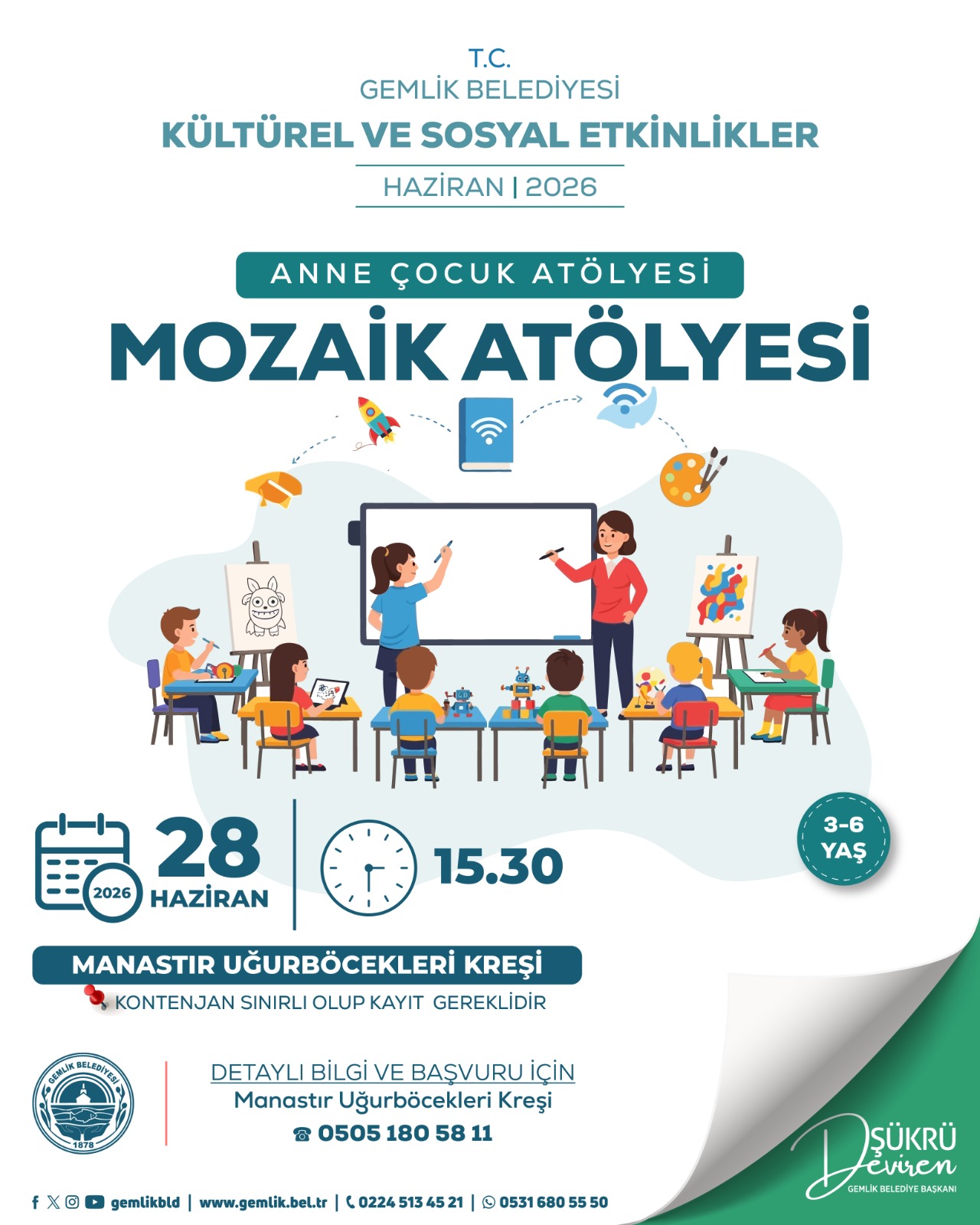 Anne Çocuk Atölyesi - Mozaik Atölyesi