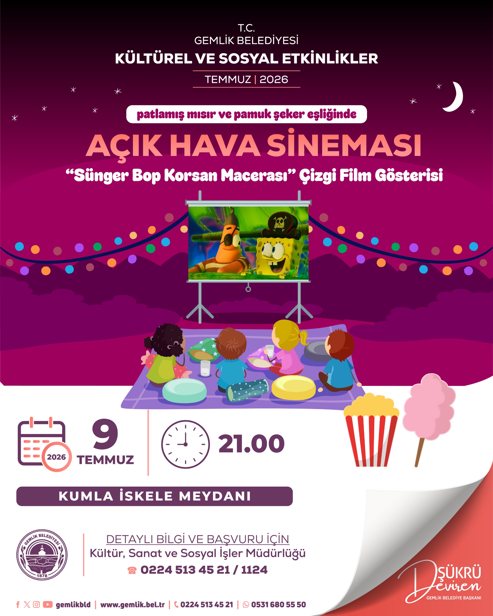 Açık Hava Sineması - Sünger Bob Korsan Macerası