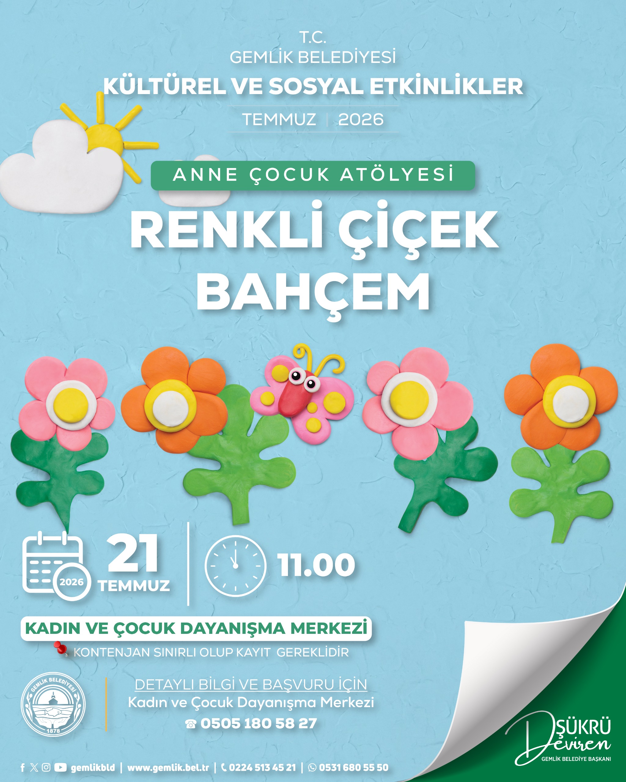 Anne Çocuk Atölyesi - Renkli Çiçek Bahçem