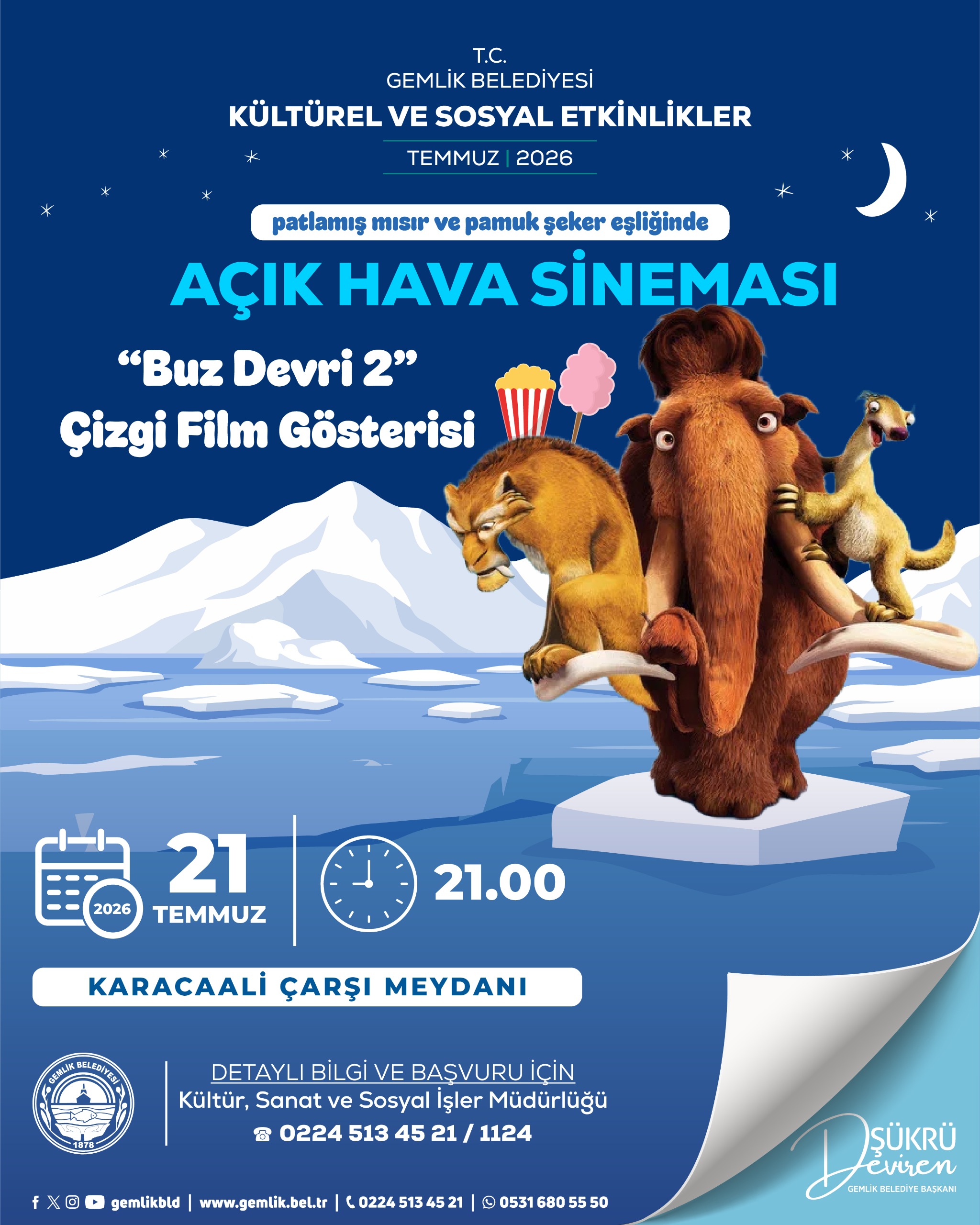 Açık Hava Sineması - Buz Devri 2
