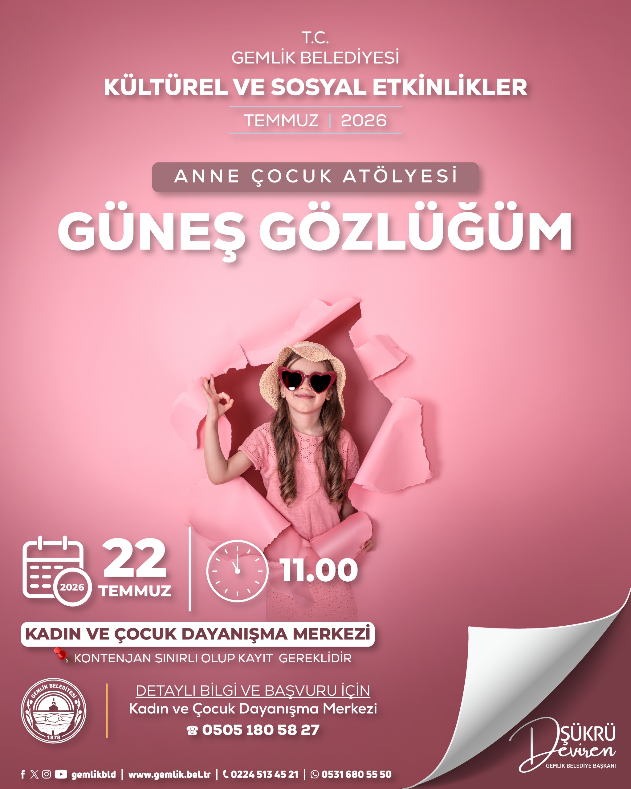 Anne Çocuk Atölyesi - Güneş Gözlüğüm