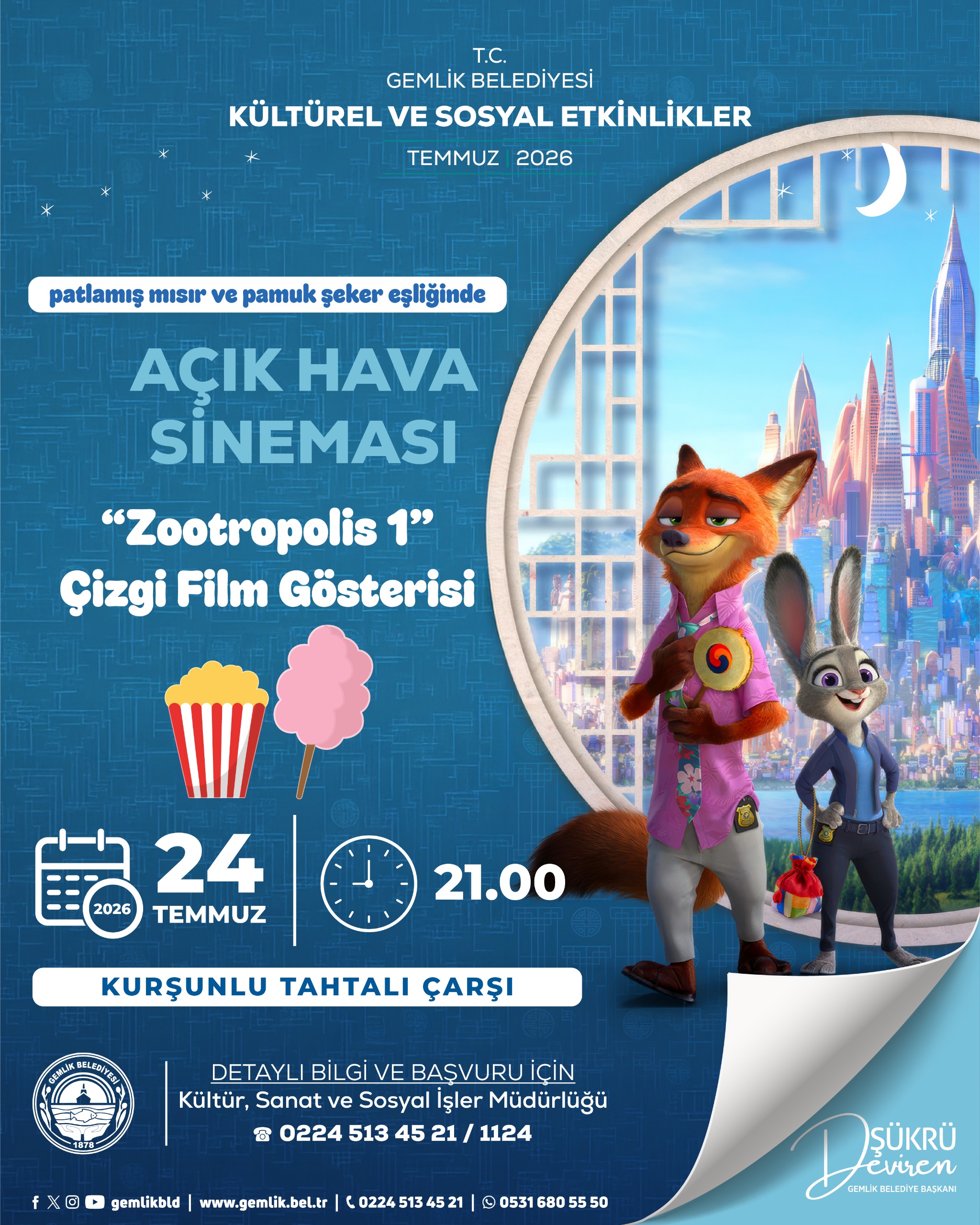 Açık Hava Sineması - Zootropolis