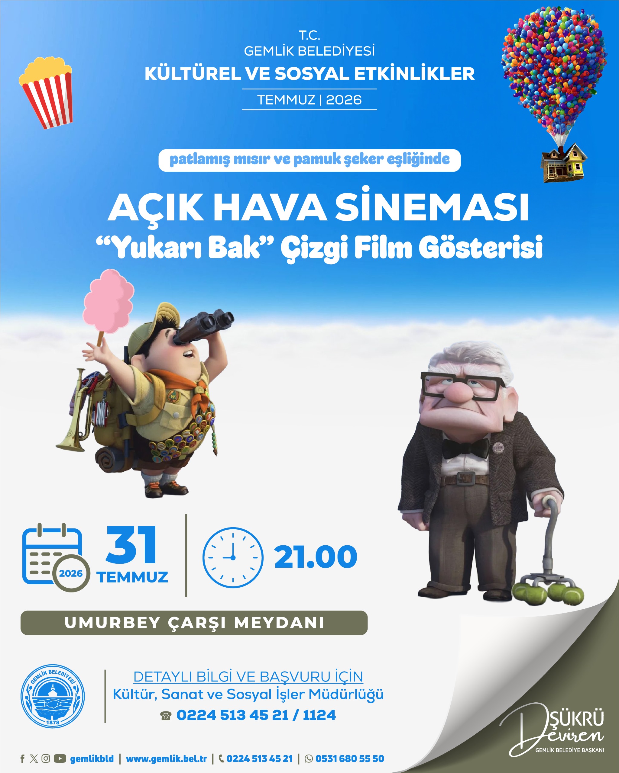 Açık Hava Sineması - Yukarı Bak