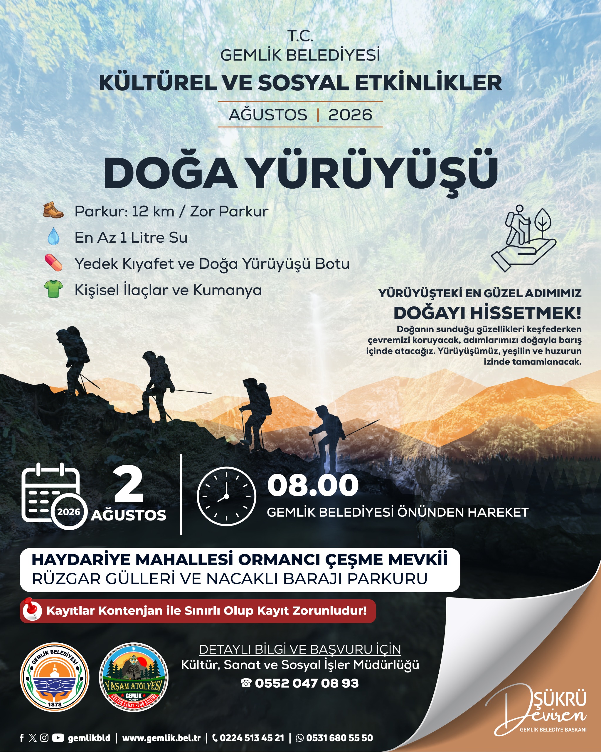 Doğa Yürüyüşü – Haydariye / Ormancı Çeşme Mevkii