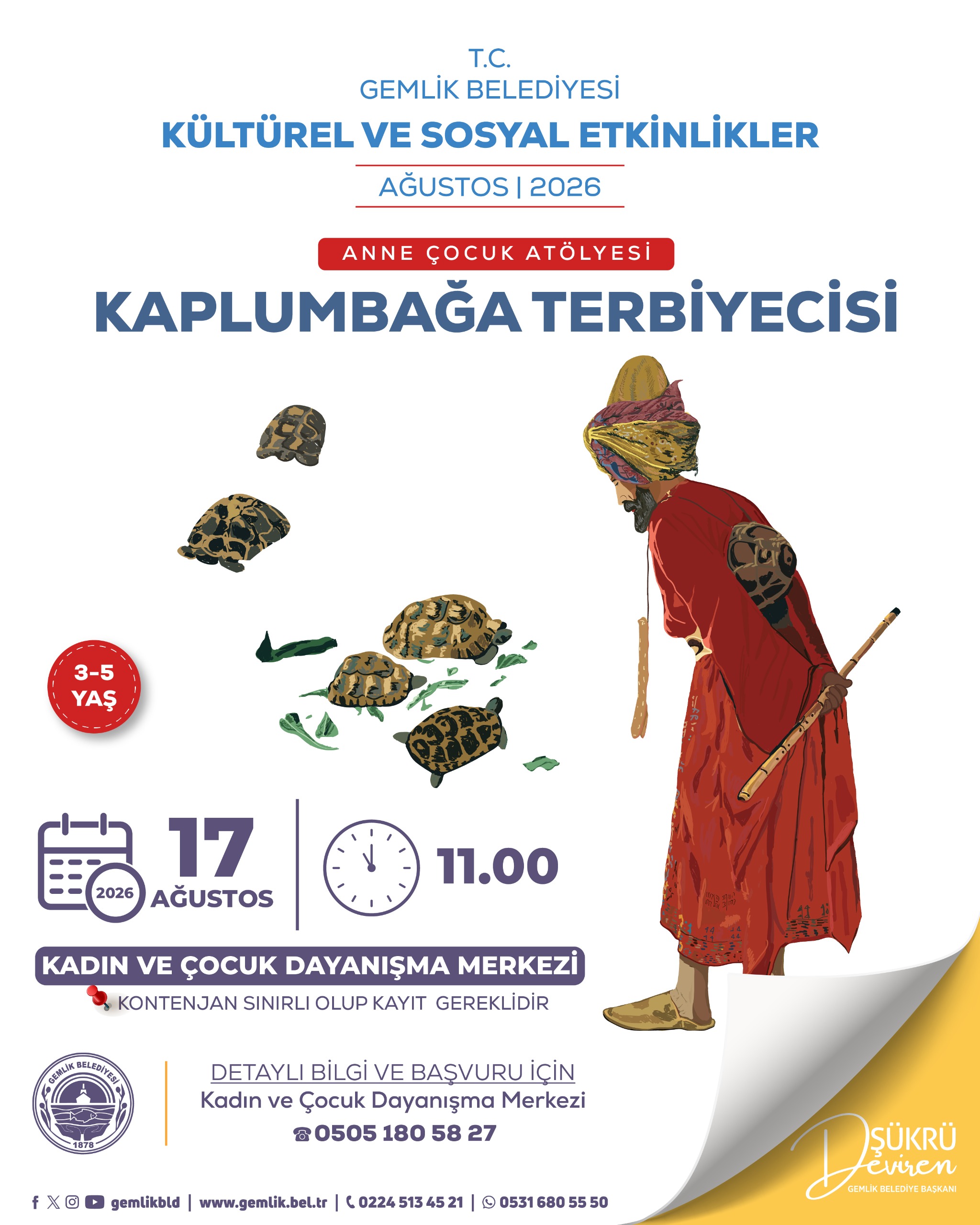 Anne Çocuk Atölyesi - Kaplumbağa Terbiyecisi