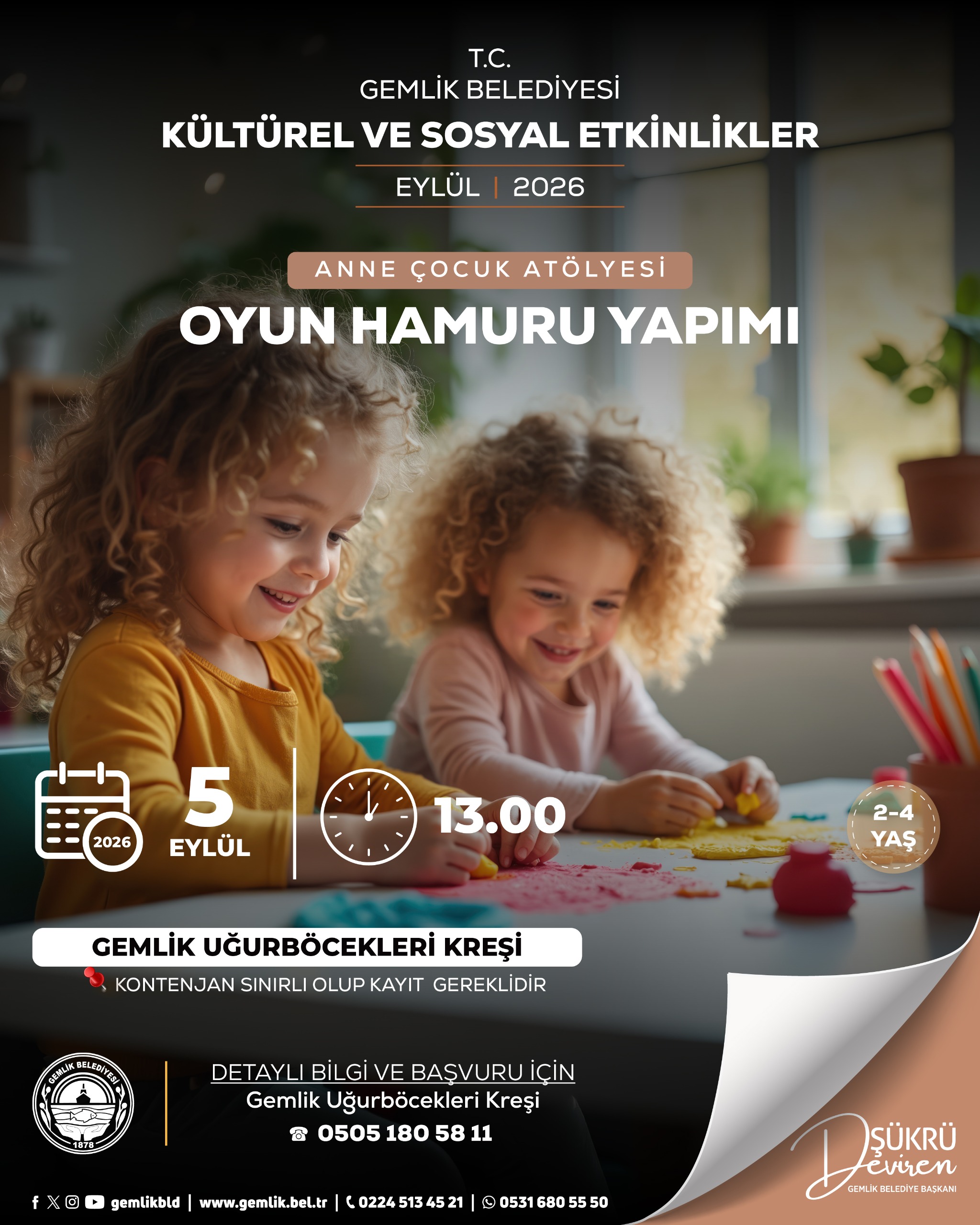 Anne Çocuk Atölyesi - Oyun Hamuru Yapımı