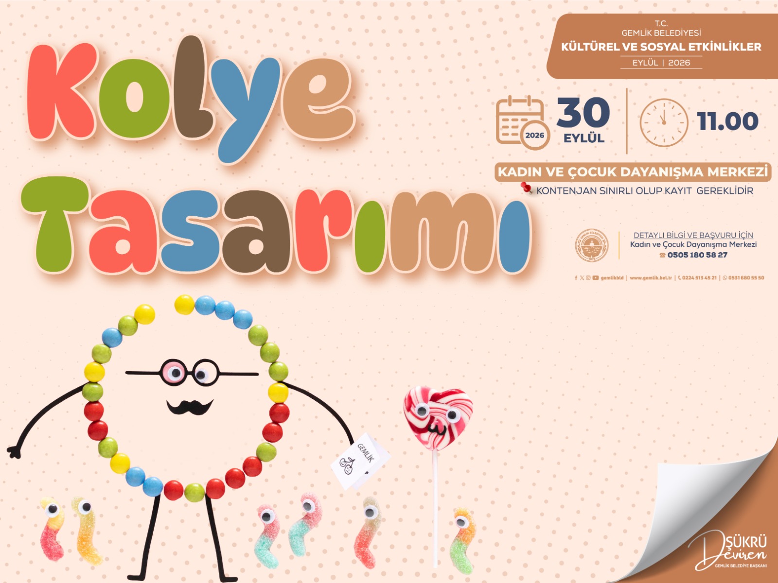 Anne Çocuk Atölyesi - Kolye Tasarımı