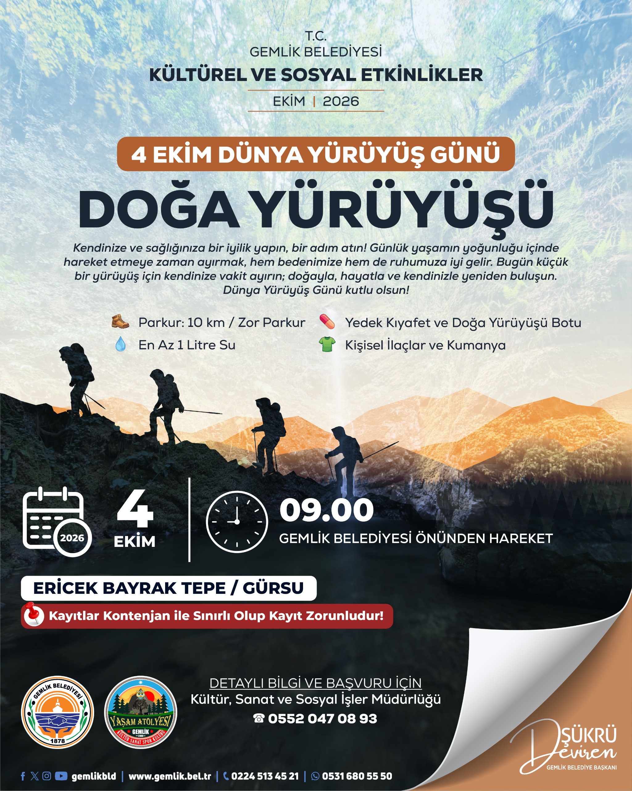 Doğa Yürüyüşü - Ericek Bayrak Tepe / Gürsu